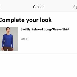 Lululemon Swiftly Relaxed Long-Sleeve Shirt